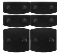 TOYANDONA 36 Piezas de Soportes de Listones para Somier, Hebillas de Plástico para Fijación de Barandillas de Cama, 24 Unidades de Simple Enganche y 12 Dobles, Accesorios para Reparación