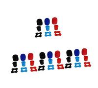 TOYANDONA 36 Piezas Kit De Protección De Micrófono Cubrir Auriculares Inalámbricos Sobre La Oreja Espuma Para Parabrisas De Micrófono Silicona Espesar Anillo Rodante