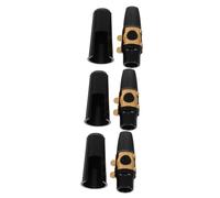 TOYANDONA 3juegos Kit Profesional De Boquilla De Saxofón Abrazadera y Lengüetas De Caña Accesorios Para Instrumentos Musicales