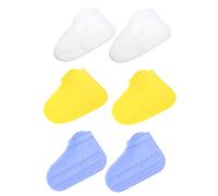 TOYANDONA 3pares Fundas De para Zapatos Antideslizantes Impermeables y Resistentes Al Desgaste para Días De Lluvia