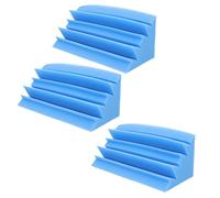 TOYANDONA 3piezas Algodón Aislante Acústico de Baja Frecuencia para Esquinas de Cine Paneles Fonoabsorbentes y Cuñas Acústicas para Salas de Música y Estudios de Grabación