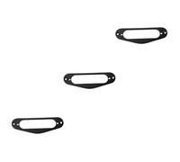 TOYANDONA 3piezas Anillo De Montaje Para Pickups De Guitarra Tl Soporte Para Single Coil y Humbucker Repuesto De Accesorio Color Negro Compatible Guitarras Eléctricas Unidad