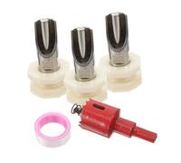 TOYANDONA 3piezas Bebedero Automático Inoxidable para Cerdos y Cabras Sistema De Alimentación con Perforadora y Cinta Adhesiva De Agua