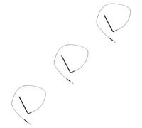 TOYANDONA 3piezas Ceramics Piezo Pickup Para Guitarra Clásica y Folk Transductor Pasivo De Alta Sensibilidad Accesorio Para Reproducción Acústica Negro y Plata