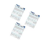 TOYANDONA 3piezas Coated Paper Flute Chord Chart Gráfico De Digitación De Flauta Para Práctica Portátil Recursos Para Músicos Formación