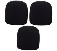 TOYANDONA 3piezas Cubierta De Micrófono Compatible Pro Esponja Absorbente Para Reducción De Ruido y Protección Contra Viento y Saliva