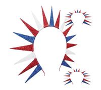 TOYANDONA 3piezas Diademas Para Fiesta Del Día Independencia Decoración Patriótica Cabello Diseño De Estatua Tocado Para Mujer Para Julio De Fiesta