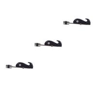 TOYANDONA 3piezas Gancho De Arco Ajustable De Ébano Negro Para Erhu Herramienta Para Músicos Accesorio De Erhu Cabeza De Tornillo