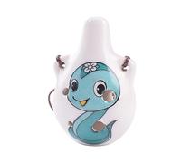 TOYANDONA 3piezas Instrumento Musical Cerámico Ocarina De Diseño Animal Patrón De Serpiente Decoración De Escritorio Portátil Para Principiantes y Profesionales