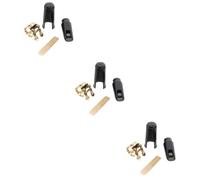 TOYANDONA 3piezas Kit De Clarinet Bolwtorch De Negro Para Clarinete Bemol Incluye Boquilla y Caña De Fuerza