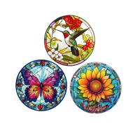 TOYANDONA 3piezas Pegatina De Advertencia De Aves Adhesivo Para Vidrieras Adhesivo Para Ventanas De Interior Decoración Para Ventanas Adorno Estático Para Interiores