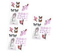 TOYANDONA 3piezas Pegatina Para Guitarra Eléctrica y Acústica Calcomanía De Diapasón Ultra Fina Diseño Duradero y Resistente Al Sudor Para Personalizar Tu Instrumento