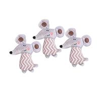 TOYANDONA 3Piezas Ratón De Peluche para Interactivo para Estimular Tu