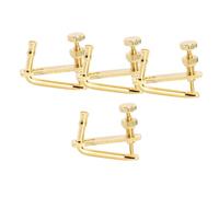 TOYANDONA 4 Afinadores Finos De Violín 4/4 y 3/4 De Metal Color Dorado, Tensores De Cuerdas Profesionales, Accesorios Para Ajuste Preciso De Sonido y Afinación Interpretación