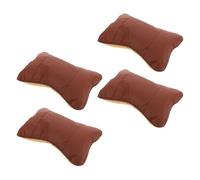 TOYANDONA 4 Almohadas Cervicales para Reposacabezas de Coche Soporte Ergonómico Cuello Transpirables y Desmontables Tamaño 27X18X9 CM Almohadas de Viaje Cómodas para Conductor y