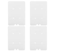 TOYANDONA 4 Bloques de Hielo Reutilizables para Ventilador 600 Ml Polvo de Cristal Frío Bolsas Térmicas Portátiles para Transporte Cadena de Frío Ideales para Viajes y Conservación de