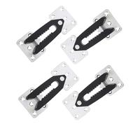 TOYANDONA 4 Conectores para Sofá Seccional de Acero y Plástico 12.20X5.50X1.50Cm Broche de Ensamble y Resistente para Muebles