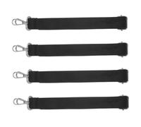 TOYANDONA 4 Correas Ajustables de Nylon para Patas de Manta de Caballo Hebilla Metálica Doble Giratoria Plateada, 150 Cm, Repuesto para Mantas en Cuidado y Uso Diario