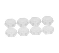 TOYANDONA 4 Pares Cojín Antideslizante para Barra de Dominadas Puerta de Accesorios de Goma Transparentes para Entrenamiento Casa Protección para Marco de Puerta y Seguro