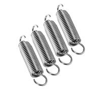 TOYANDONA 4 Piezas Accesorios Para Batería Resorte Del Pedal Del Bombo Del Tambor Partes De Instrumentos Repuestos Para Pedales De Bombo Conjunto De Resorte Del Pedal Del Bombo Metal Silver