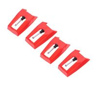 TOYANDONA 4 piezas Agujas de Repuesto para Tocadiscos de Agujas Estilográficas de Alta Precisión Instalación Compatible con Vinilos y Fonógrafos Sonido y Realista