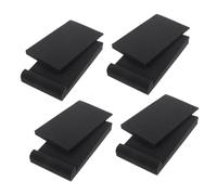 TOYANDONA 4 Piezas Almohadillas de choque para subwoofer almohadillas de aislamiento acústico de esponja pequeño faro redondo Altavoces almohadillas acústicas de audio insonorizadas monitor