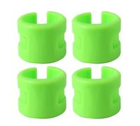TOYANDONA 4 Piezas Anillos Protectores de Goma Anticolisión para Horquilla | Verde, Ligero y Resistente, para Bicicleta de Montaña, Accesorios Incluidos