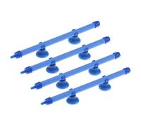 TOYANDONA 4 Piezas Barra Difusora de Oxígeno para Acuario Azul con Ventosas Piedra de Burbujas Removible para Tanque de Peces Aireación Silenciosa y Resistente para Ecosistemas Acuáticos