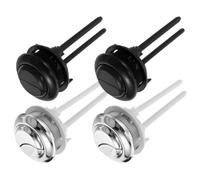 TOYANDONA 4 Piezas Botón de Descarga Doble de Montaje Superior