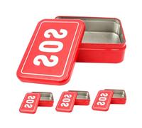 TOYANDONA 4 piezas Caja de Almacenamiento Sos para Exteriores Organizador Compacto para Herramientas Pequeñas Resistente y Portátil para Viaje y Interior