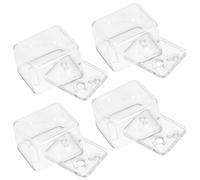 TOYANDONA 4 Piezas Caja de Música Transparente Manivela Kit de Caja de Música DIY para Guardar Juguetes Músicales para Modelo de Decoración