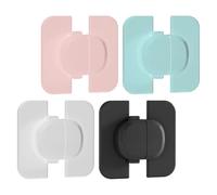 TOYANDONA 4 Piezas Cerradura de Seguridad para Refrigerador, Diseño Invisible Multifuncional, Material Abs Resistente para Cocina y Hogar Seguro