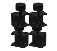 TOYANDONA 4 Piezas Clip para Impresora 3d de Aleación de Aluminio Negro Resistente al Calor Posicionamiento Preciso para Plataforma de Vidrio en Mantenimiento de Impresoras