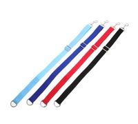 TOYANDONA 4 piezas Correa Ajustable para Cubos de Caballo Nylon Azul Soporte para Alimentos y Agua Herramienta para Alimentación Exterior