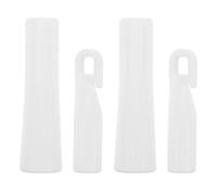 TOYANDONA 4 Piezas de Agarre y Gancho para persianas Verticales, Varillas de Tiro con Punta de inclinación, manijas de Poste, Piezas de Repuesto para abridor de persianas.