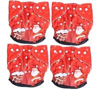 TOYANDONA 4 Piezas De Pantalones De Pañales Pantalones De Entrenamiento Para Niños Pequeños Calzoncillos Para Adultos Pañales Pantalones De Entrenamiento De Algodón Pantalones Cortos De
