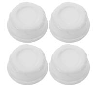 TOYANDONA 4 piezas de repuesto para biberones: tapas de boca ancha para biberones de leche - Tapones de rosca para alimentación infantil compatibles con Berik - Tapas de plástico reutilizables para