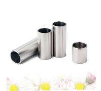 TOYANDONA 4 Piezas Diapositiva Cromada Para Guitarra Tubo Para Dedos Slider De Acero Cromado Chapado Slider Para Guitarra Blues