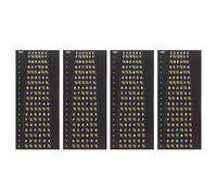 TOYANDONA 4 Piezas Pegatinas para Diapasón de Guitarra Etiquetas Precisas de Notas para Aprendizaje de Acordes y Escalas Fáciles de Aplicar y Quitar Compatibles con Guitarras Eléctricas y