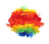 TOYANDONA 4 Piezas Pelucas de Fiesta Divertidas y Locas Tocado de Payaso para Cosplay Peluca Afro Rizada para Disfraz de Carnaval y Halloween Accesorios de Fiesta