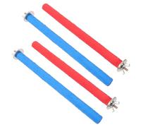 TOYANDONA 4 Piezas Perch Pájaros de Soporte de Molienda Jaula de Periquitos Rojas de Parroquiales