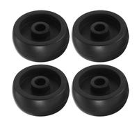 TOYANDONA 4 Piezas Rodillo Bici Rueda de Fitness Resistente al Desgaste | Plástico Pp Pa, Rotación Flexible E Instalación Fácil, para Bicicleta Estática y Equipo Negro