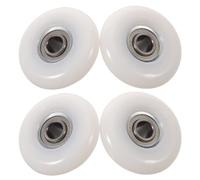TOYANDONA 4 Piezas Rueda de Rodamiento para Máquina de Diámetro Exterior 43mm, Material Metal y Plástico, Suave y Silenciosa para Entrenamiento en Casa y Gimnasio