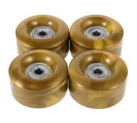 TOYANDONA 4 Piezas Ruedas para Patines de Doble Alta Elasticidad Ruedas de Repuesto No Luminosas para Interior y Exterior Accesorios para Monopatín y Patinaje Recreativo