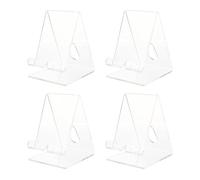 TOYANDONA 4 Piezas Soporte Acrílico para Teléfono Móvil Resistente y No Deformable, Exhibidor Transparente Adecuado para Escritorio y Escaparate