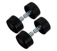 TOYANDONA 4 Piezas Tapas Finales para Barra de Cortina Redondas Negras Remates Decorativos Cilíndricos para Ventanas Fácil Instalación y Resistencia para Hogar y Oficina