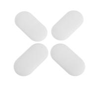 TOYANDONA 4 Piezas Tope Amortiguador para Asiento de Inodoro en Tpe Blanco Absorción de Impactos para Baño Seguro y Cómodo