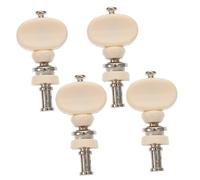TOYANDONA 4 Uds Cadena accesorios para instrumentos musicales afinador de guitarra guitarras guitarra clasica afinador clave para ukelele clavija de afinación clásico las cuerdas maquillaje
