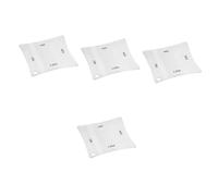TOYANDONA 4 Uds Regla Cuadrada Sin Engranajes Herramientas De Guitarra Regla De Guitarra De Metal Regla De Medición De Metal Kit De De Guitarra Regla Recta De Cuello De Guitarra