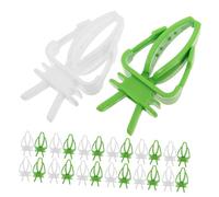 TOYANDONA 40 Piezas Clip De Comida para Loros Porta Frutas para Loros Accesorio para Jaulas Herramienta para Alimentar Jaula Portafrutas Colgante Comedero Pinzas para Frutas y Verduras